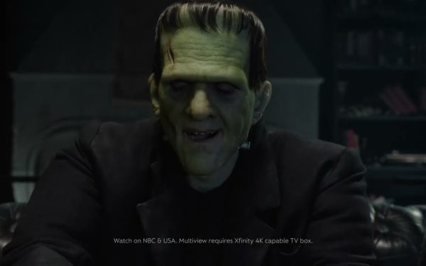 El monstruo de Frankenstein es un cocinillas aficionado a los «realities» en este spot de Xfinity