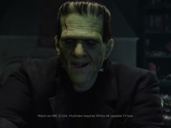 El monstruo de Frankenstein es un cocinillas aficionado a los «realities» en este spot de Xfinity