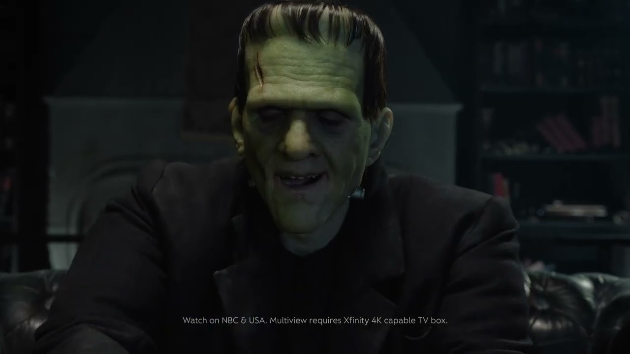 El monstruo de Frankenstein es un cocinillas aficionado a los «realities» en este spot de Xfinity